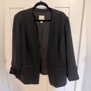 Sejour Black Suit Jacket Blazer Plus Size 16W Work Professional Wear